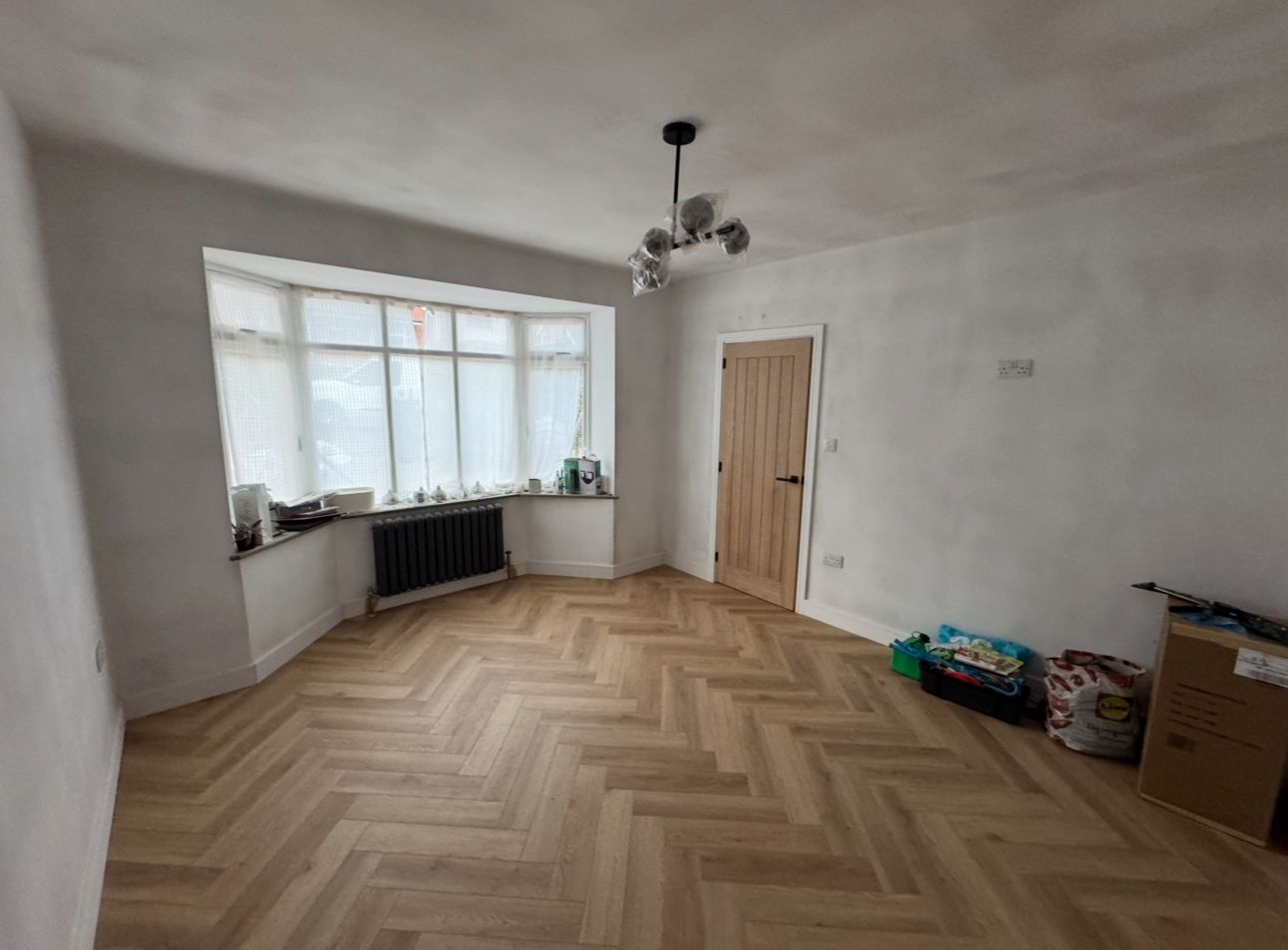 Herringbone Flooring Installation