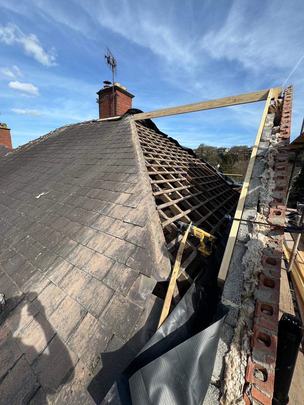 Double Storey Extension — Roof Structure & Tiling