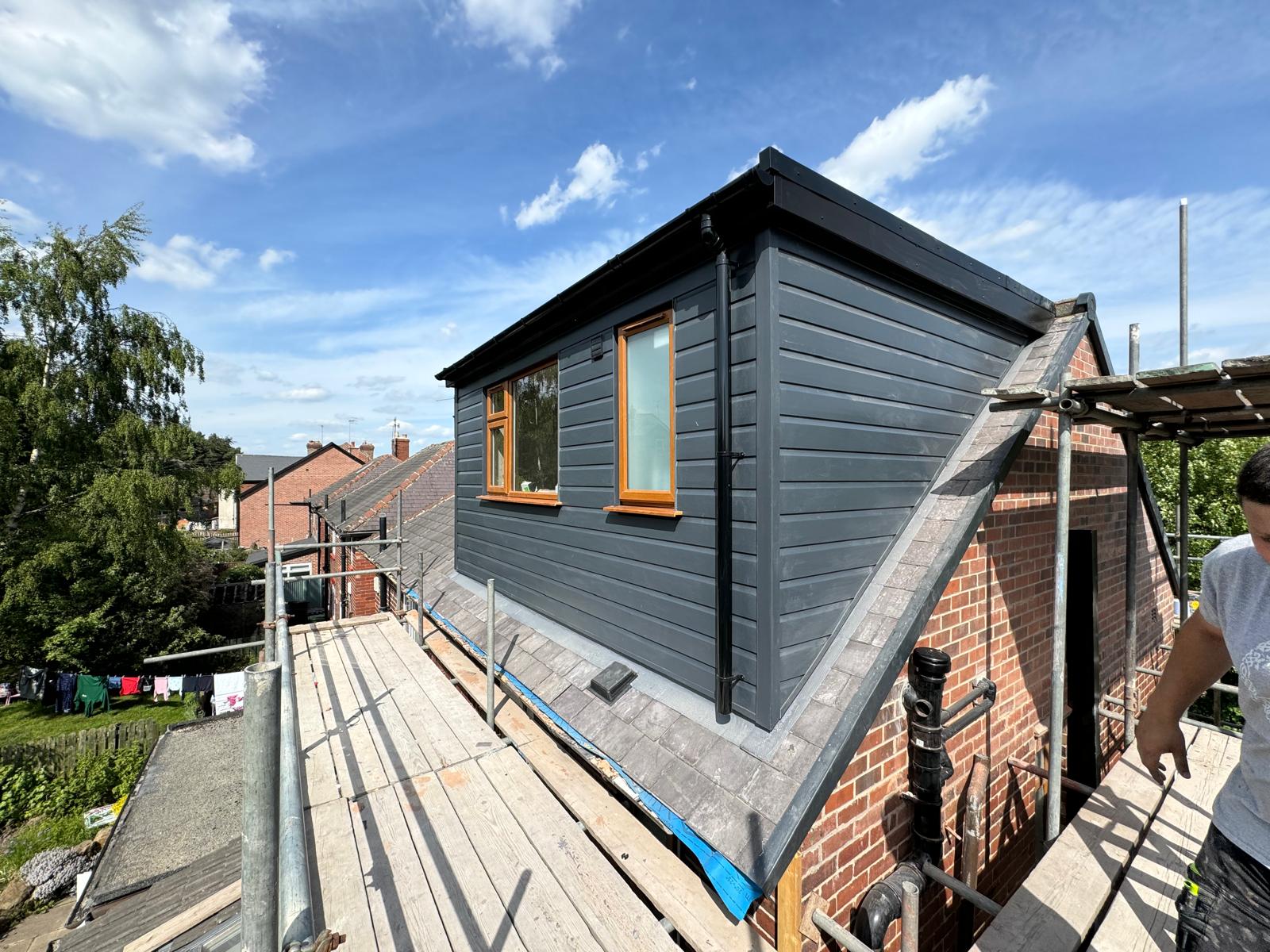 Double Storey Extension — Roof Structure & Tiling
