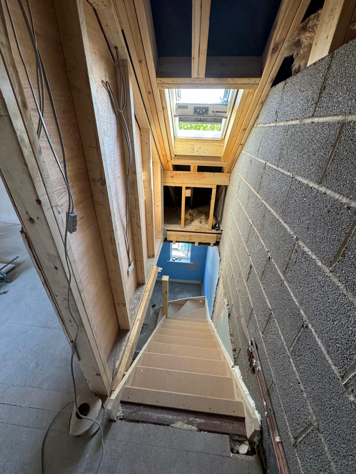 Double Storey Extension — Roof Structure & Tiling
